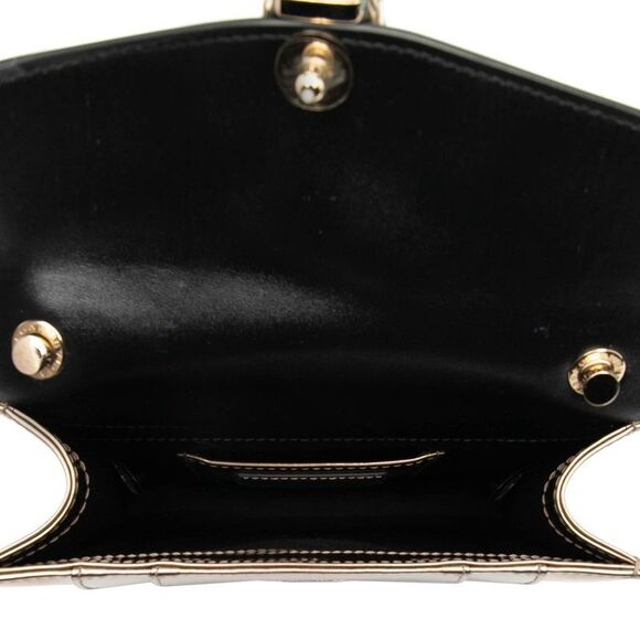 Bvlgari Serpenti Chain Shoulder Bag Bronze Gold Patent Leather Women's Bvlgari - Picture 4 of 5